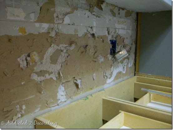 j and a kitchen backsplash removed